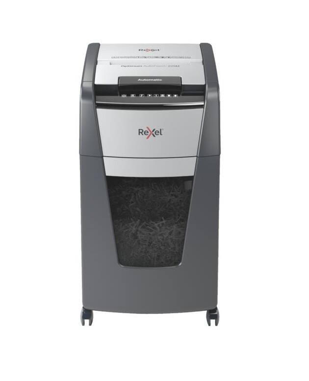 Rexel Automatische Zufuhr Optimum Aktenvernichter 248 Blatt Mikroschnitt Sicherheitsstufe P-5 60 L