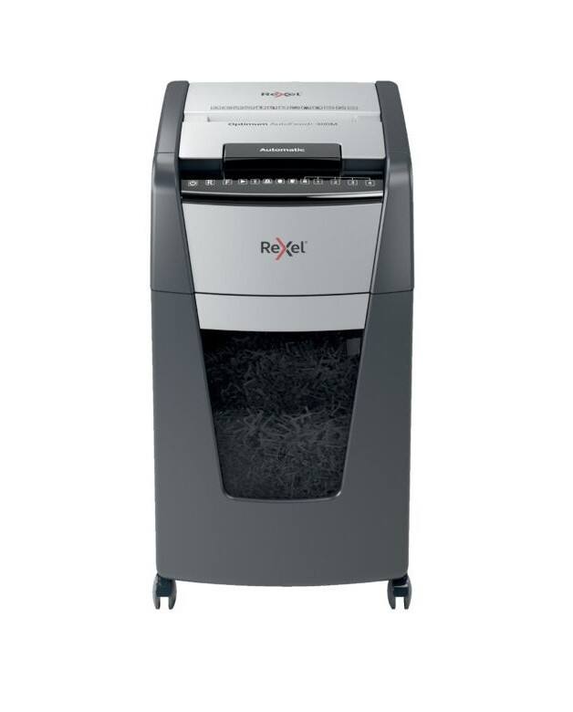 Rexel Automatische Zufuhr Optimum Aktenvernichter 330 Blatt Mikroschnitt Sicherheitsstufe P-5 60 L