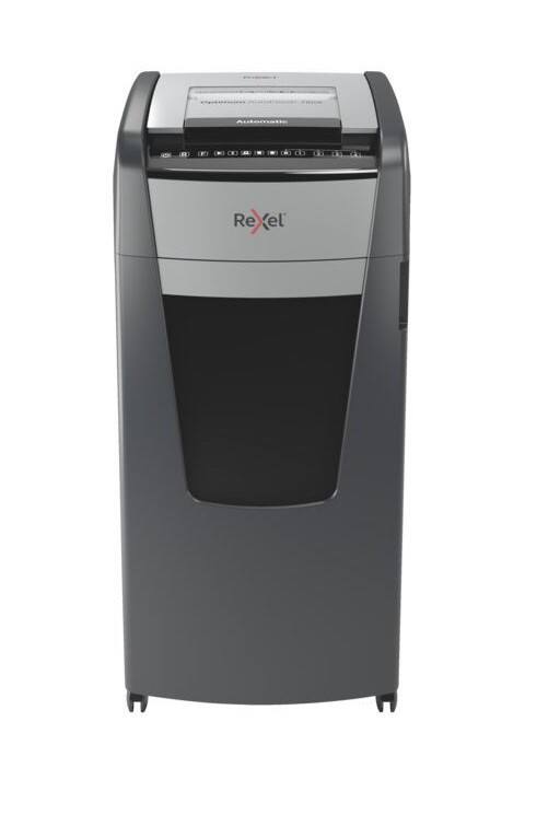 Rexel Automatische Zufuhr Optimum Aktenvernichter 825 Blatt Partikelschnitt Sicherheitsstufe P-4 140 L