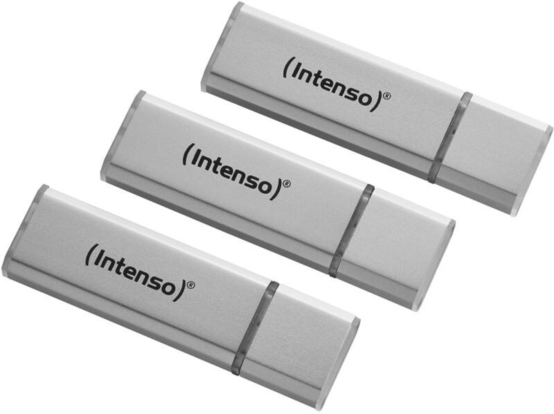 Clé USB Intenso 16 Go Argenté 3 unités