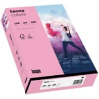 Papier couleur A4 tecno Rose 120 g/m² 250 Feuilles