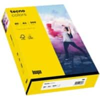 Papier couleur A4 tecno Gelb 80 g/m² 500 Feuilles