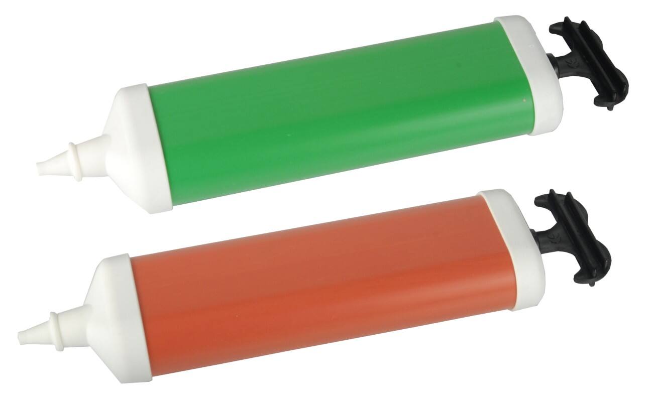 Papstar Luftballons mit Pumpe Farbig sortiert 260 mm x 60 mm