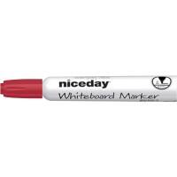 Niceday WBM2.5 Whiteboard Marker Rundspitze Rot