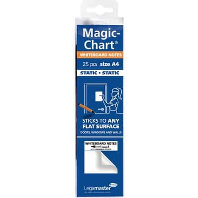 Legamaster Magic-Chart Whiteboard 7-159100-A4 29,7 x 21 cm einfarbig Weiß Rolle mit 25 Blatt