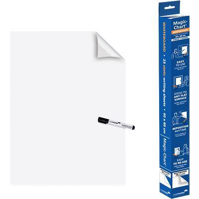 Feuilles Legamaster Magic-Chart XL 7-159154 120 x 90 cm Page blanche Blanc Rouleau de 15 feuilles