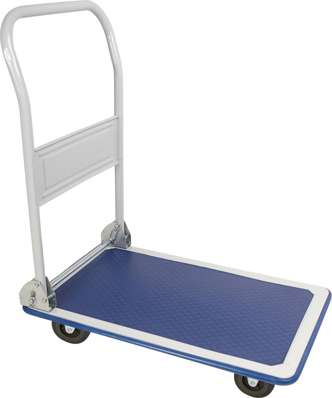 Chariot à plateforme T4ALL Argenté, Bleu 46 x 72 x 81 cm