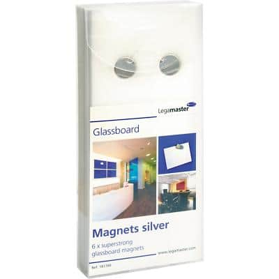 Legamaster Glastafel-Magnete 1,2 x 0,7 mm 6 Stück