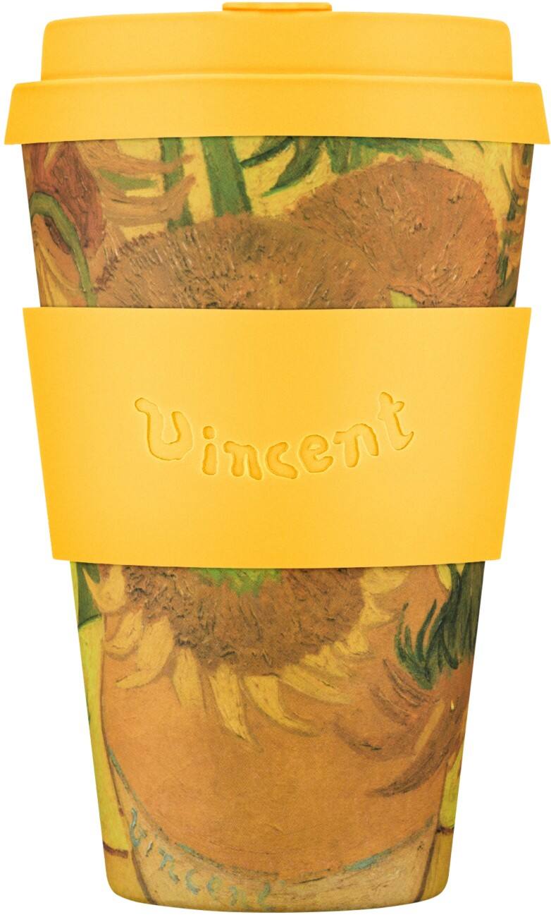 Gobelet Ecoffee Cup réutilisable Motif Tournesols de Vincent van Gogh 400 ml Assortiment