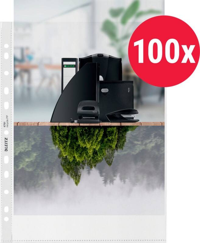 Pochette perforée Leitz A4 Transparent 100 microns Polypropylène 47910003 100 Unités