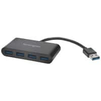 Hub Kensington UH4000 K39121EU 4 x ports USB femelle 3.0 vers 1 x USB mâle 1.1 Noir