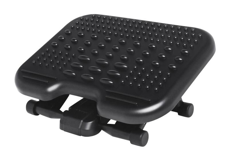 Repose-pieds Kensington SoleMassage 56155EU Hauteur réglable 462 x 362 x 100 mm Noir