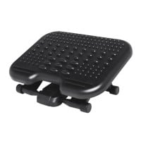 Repose-pieds Kensington SoleMassage 56155EU Hauteur réglable 462 x 362 x 100 mm Noir