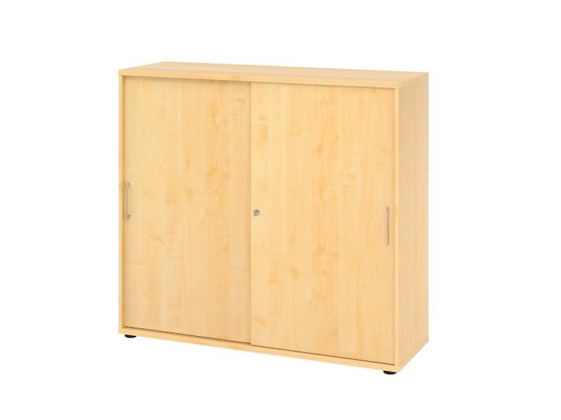 Armoire Hammerbacher Aggloméré 4 Étagères Verrouillable  Érable Brun érable