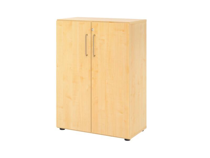 Hammerbacher Schrank Spanplatte 2 Fachböden abschließbar  Ahorn