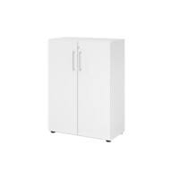 Armoire Hammerbacher Aggloméré 2 Étagères Verrouillable  Blanc