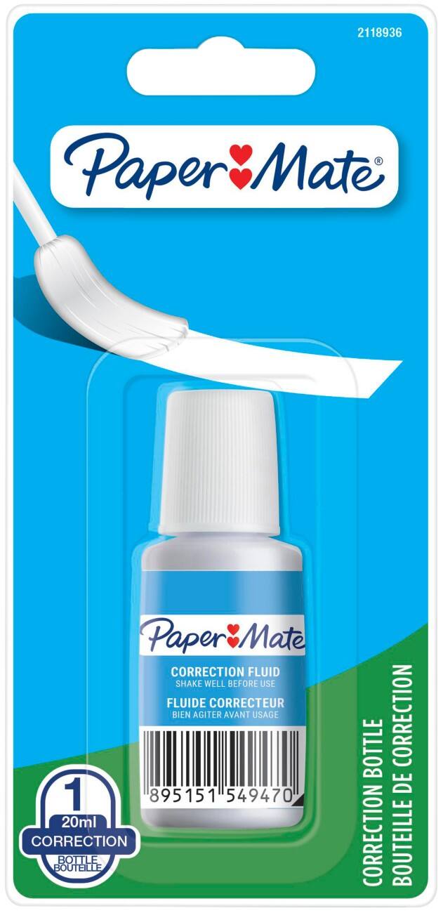 Correcteur liquide Paper Mate Blanc