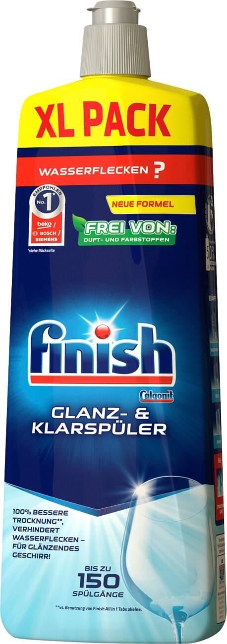 Liquide de rinçage Finish Rinse Aid Sans parfum 750 ml 