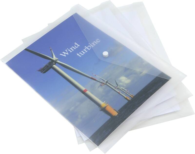 Rapesco Dokumentenmappe A4 PP (Polypropylen) 33,4 (B) x 0,5 (T) x 23,4 (H) cm Transparent 5 Stück