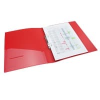 Rapesco Ringbuch A4 2 Ringe PP (Polypropylen) Farbig assortiert 4 Stück