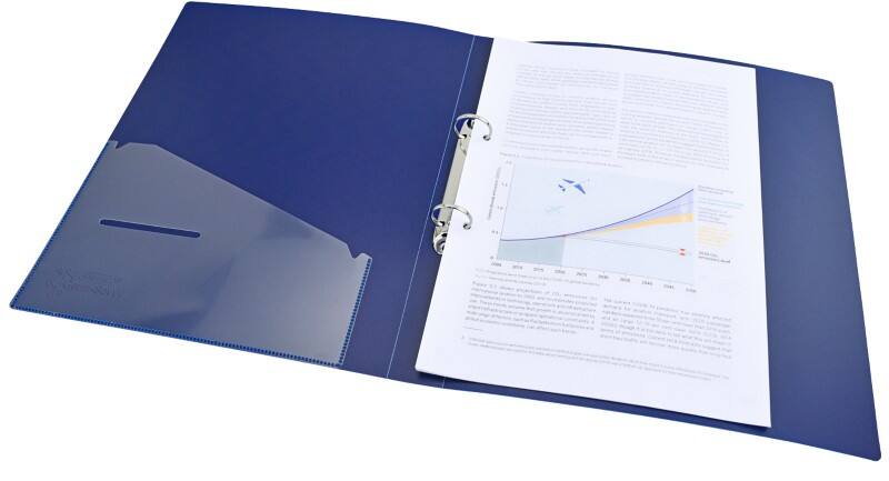 Rapesco Germ-Savvy 25 mm Ringbuch PP (Polypropylen) A4 2 Ringe Sortiert 6 Stück