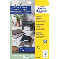 Avery Zweckform Universaletiketten 3424-10 105 x 48 mm Weiss 10 Blatt à 12 Etiketten