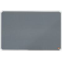 Tableau d'affichage en feutre Gris Nobo Premium Plus 90 x 60 cm