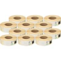 Rouleau d'étiquettes Compatible DK-11204 Autocollantes 17 x 54 mm 12 Rouleaux de 400 Étiquettes