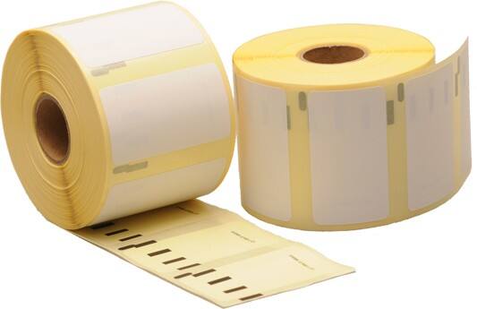 Kompatibel Dymo LW S0722540 / 11354 Mehrzwecketiketten Selbstklebend Weiss 32 x 57 mm 12 Rollen à 1000 Etiketten