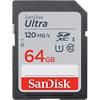 Carte mémoire SanDisk Ultra SDXC UHS-I 64 Go Classe 10