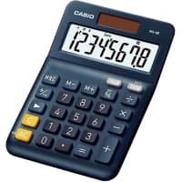 Casio Tischrechner MS-8E Digitalanzeige Blau