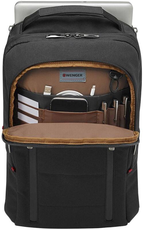 Sac à dos pour ordinateur portable Wenger 606490 16" Polyester 38 x 22 x 420 mm Noir