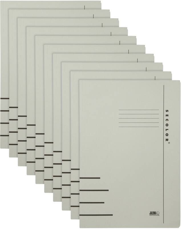 Chemise à clip Jalema Secolor Folio Gris Paquet de 10