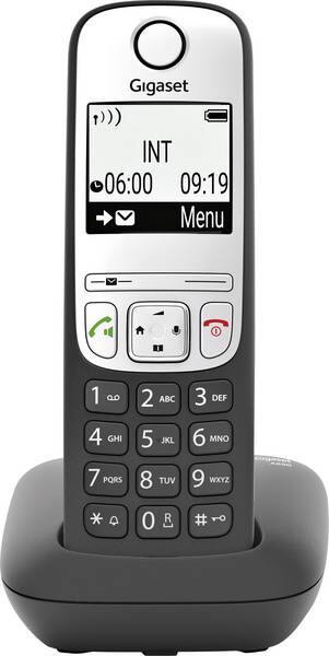 Gigaset DECT Telefon A690 Schwarz Schnurlos