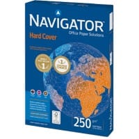 Papier imprimante Navigator Hard Cover A4 250 g/m² Lisse Blanc 125 Feuilles