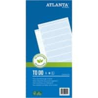 Bloc-notes Djois Atlanta To-Do Large 15 x 29,7 cm Blanc