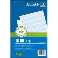 Atlanta Notizblock To-Do Medium 13,5 x 19,5 cm Weiß