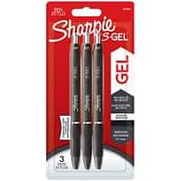 Sharpie Retractable Gel Pen 0.7 mm Schwarz 3er-Pack