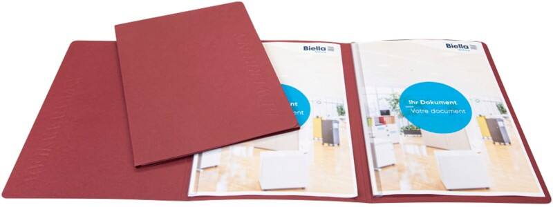 Dossier de candidature Biella Bordeaux Carton Paquet de 20 unités