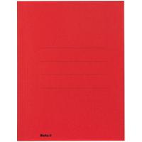 Biella Aktensammler mit 3 Klappen Recycolor A4 Rot Karton 25 x 32 x 0,2 cm Packung mit 25 Stück