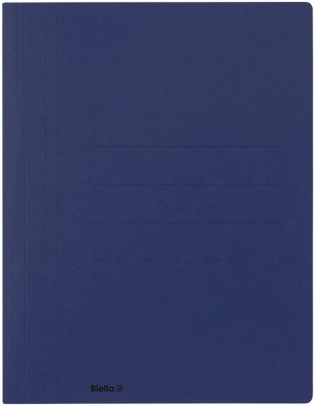 Dossier Biella avec mécanisme à spirale Recycolor A4 Bleu Carton 25 x 32 x 0,4 cm Paquet de 25