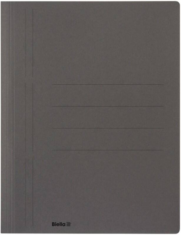 Biella Schnellhefter mit Spiralmechanik Recycolor A4 Dunkelgrau Karton 25 x 32 x 0,4 cm Packung mit 25 Stück