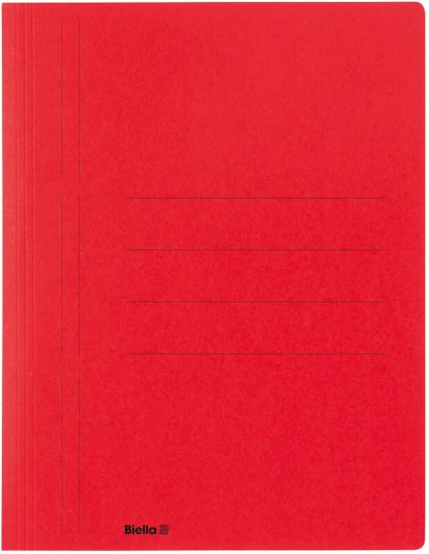 Dossier Biella avec mécanisme à spirale Recycolor A4 Rouge Carton 25 x 32 x 0,4 cm Paquet de 25