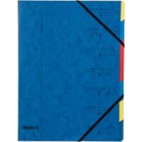 Biella Ordnungsmappe 7-teilig Topcolor Blau Karton 24,1 x 31,9 x 0,5 cm Packung mit 20 Stück