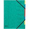 Biella-Ordnungsmappe 7-teilig Topcolor Grün Karton 24,5 x 32 x 0,5 cm 20 Stück