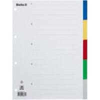 Intercalaires Biella Vierge Assortiment 5 intercalaires Polypropylène 0463405.00 50 Unités