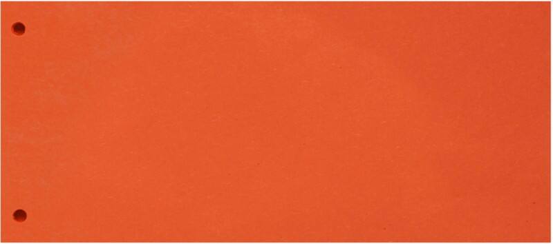 Biella Trennstreifen 190 g/m² Orange Karton Packung mit 2000 Stück