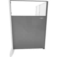 Écran de protection portable Manorga 7035 Angle à 90° Plexiglas Gris 175 cm