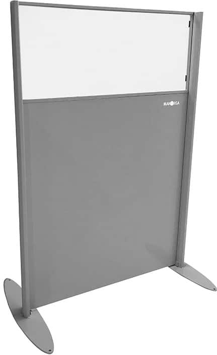 Écran de protection portable MANORGA Plexiglas 1500 mm (H) 7035