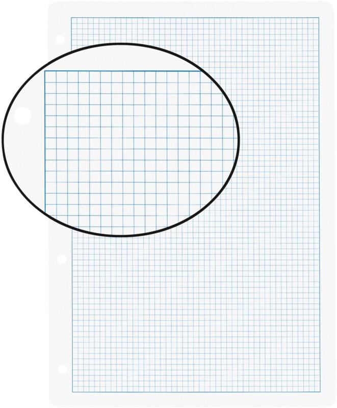 Feuilles de rechange pour classeur à anneaux à bordure Biella 4 trous Blanc Paquet de 500 feuilles